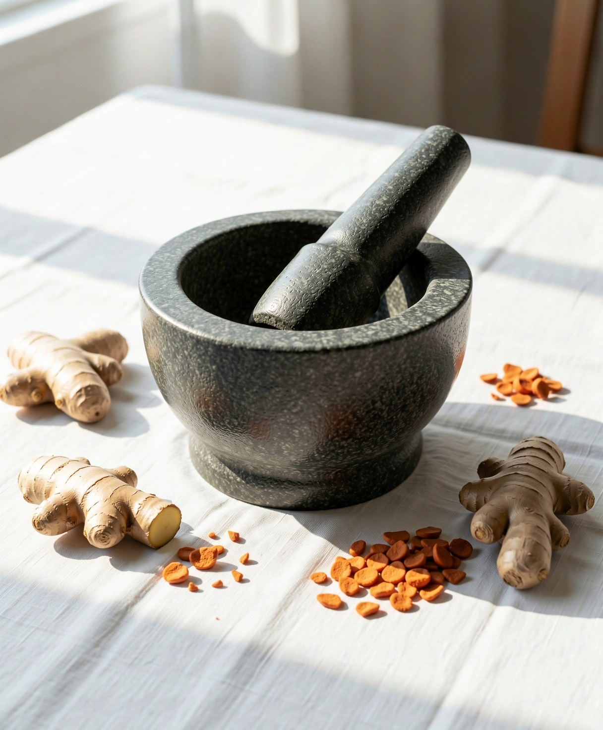 Natural raw ingredients for wellness